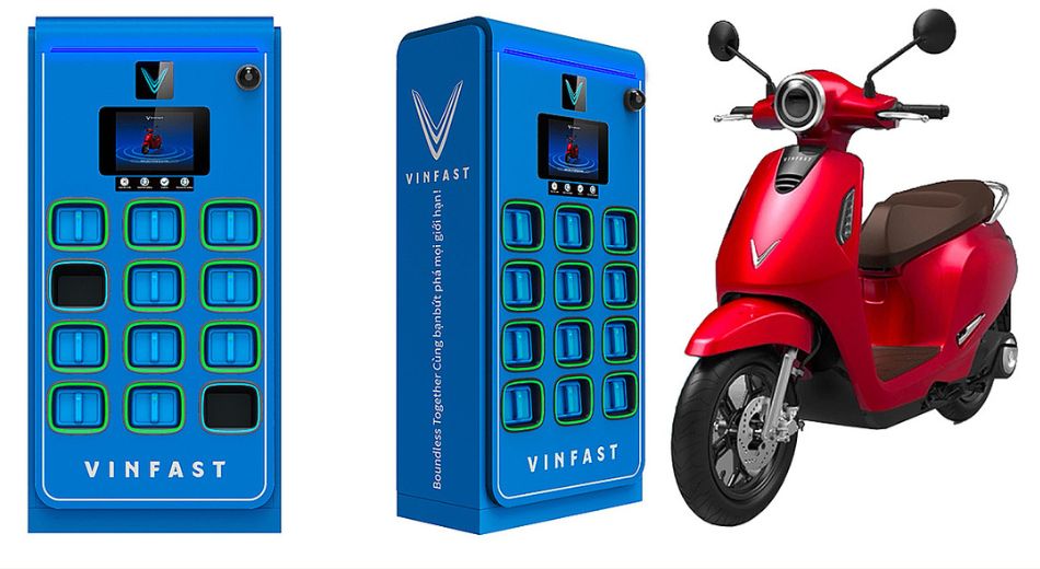 Mẫu xe máy điện VinFast Evo đổi pin