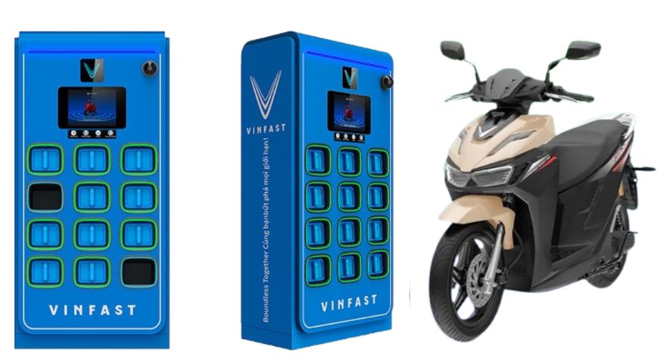 Mẫu xe máy điện VinFast Viper đổi pin