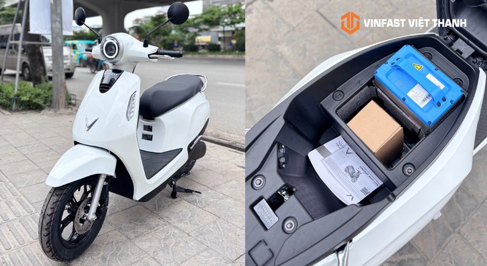 Mẫu xe máy điện VinFast Evo Lite đổi pin