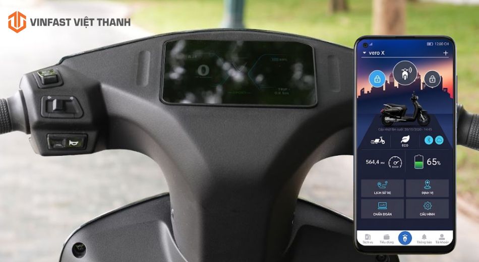 Cách kết nối app với xe VinFast