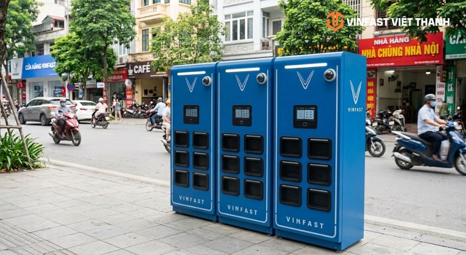Hệ thống trạm đổi pin VinFast hiện nay