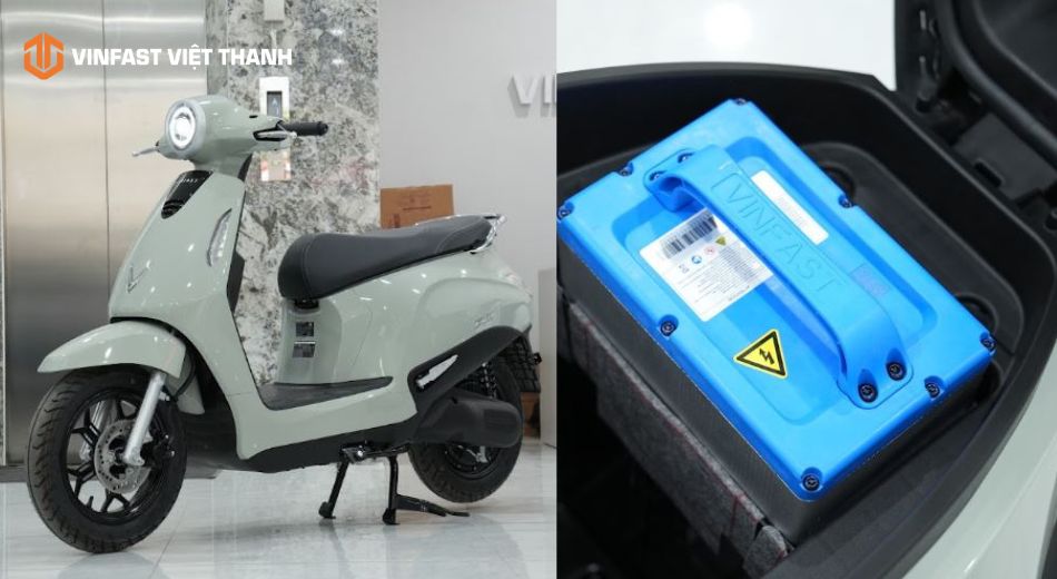 Mẫu xe VinFast Evo đổi pin tiện lợi