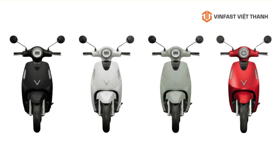 Thiết kế xe máy điện Evo Lite đổi pin đủ màu