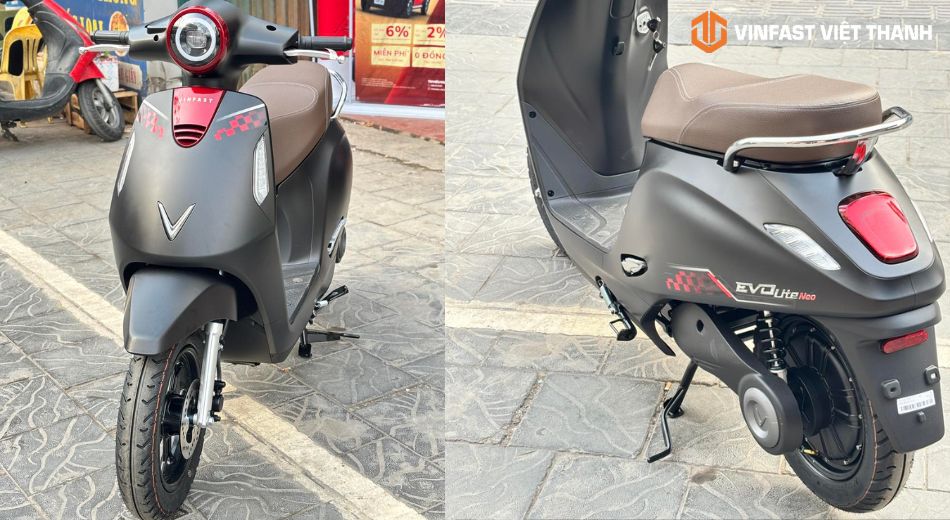 Xe máy điện VinFast màu đen phù hợp phong thuỷ