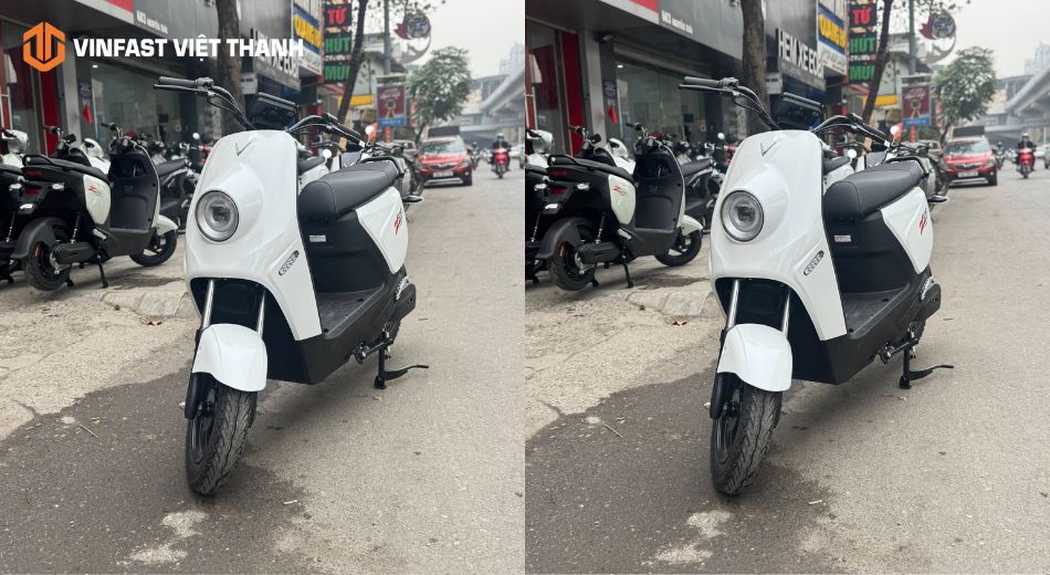 Xe máy điện Zgoo màu trắng cho nữ