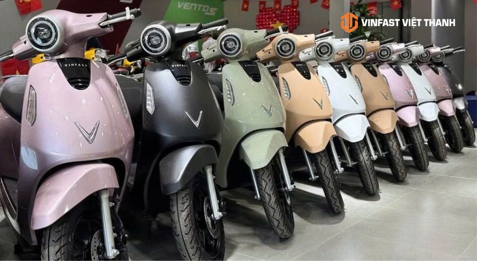 Thiết kế xe đa dạng nhiều màu sắc