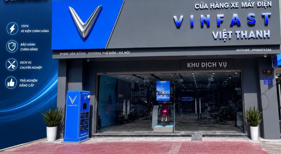 Địa chỉ mua xe máy điện hãng VinFast uy tín