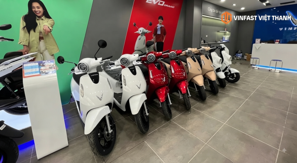 Công suất các mẫu xe máy điện khác nhau