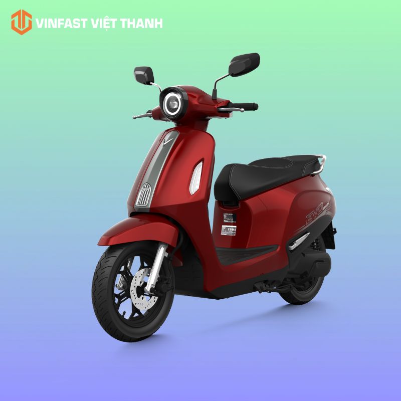 Xe VinFast Evo Grand II màu đỏ ánh kim
