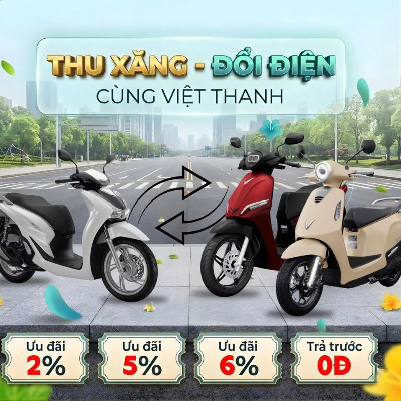 Chương Trình Thu Xăng – Đổi Điện VinFast: Tổng Giá Trị Lên Đến 13%