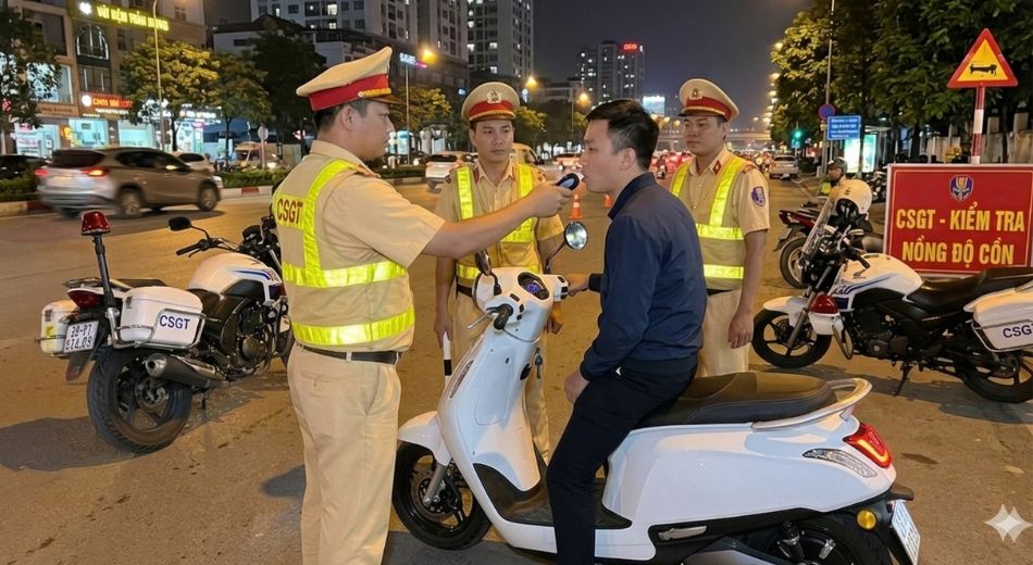 Quy Định Xử Phạt Nồng Độ Cồ Với Xe Máy Điện Mới Nhất 2026